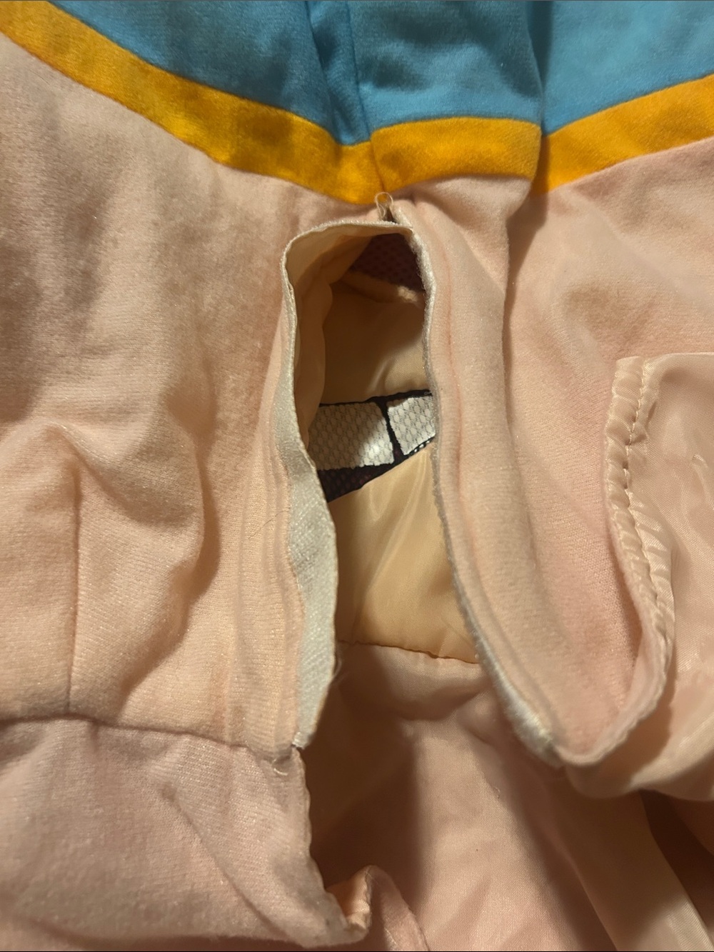 Eric Cartman Cartoon Character Costume Hood in Light Blue and Peach - Picture 6 of 8